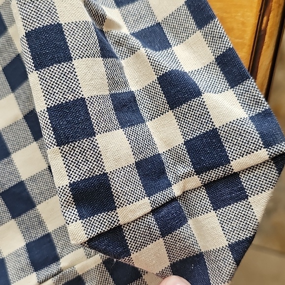 Sezane Printemps-Ete Tote Bag Blue Tan NWOT - Picture 3 of 4